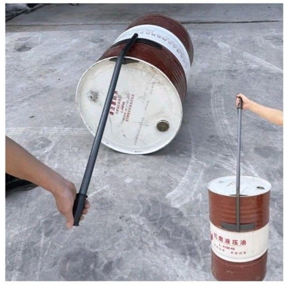 Oil Drum Support Rod For Lifting And Lowering Heavy Oil Drums Load-bearing...